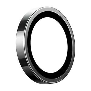 Camera glass protector Torras for iPhone 16 Pro Max — Lensguard, Black