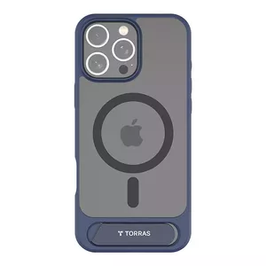 Telefona vāciņš Torras Pstand Series priekš iPhone 16 Pro — zils plāns viegls aizsargvāciņš