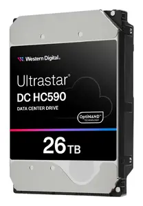 Western Digital DC HC590 Internal Hard Drive 26 TB 7200 RPM 3.5" SATA