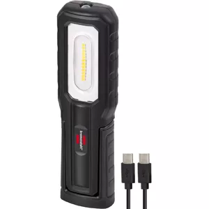 Handheld work light Brennenstuhl 1175640010, LED 700 lm, 5700 K, battery 2000 mAh, 10 h runtime, plastic housing, black