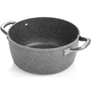 Saucepan Tescoma I-PREMIUM STONE 24 cm, induction, 4.4 L, aluminium alloy, stainless steel handles