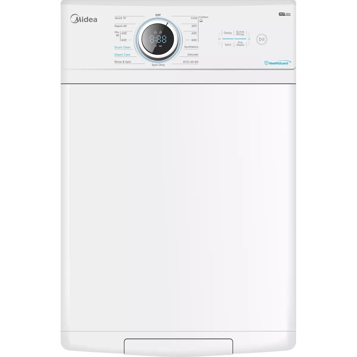 Стиральная машина Midea MF100T60B/W-HR с верхней загрузкой Photo 2