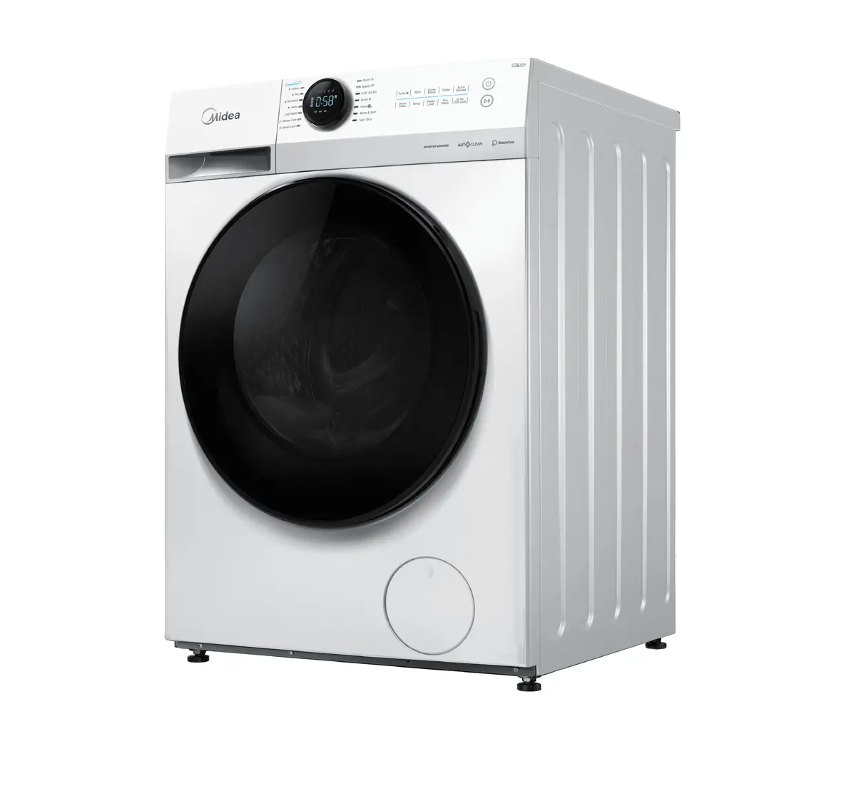 Veļas mazgājamā mašīna Midea MF200W80WB/W-HR, priekšējā