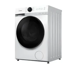 Washing machine Midea MF200W80WB/W-HR, front load, 8 kg, 1400 RPM, LCD, steam, 60 cm wide