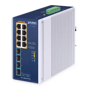 Unmanaged Switch PLANET IP30 Industrial 8-Port Gigabit Ethernet 10/100/1000