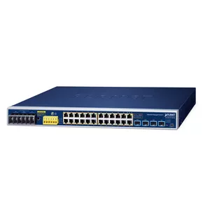Управляемый коммутатор PLANET IGS-R4215-24P4X L2+ Gigabit Ethernet 24 порта PoE