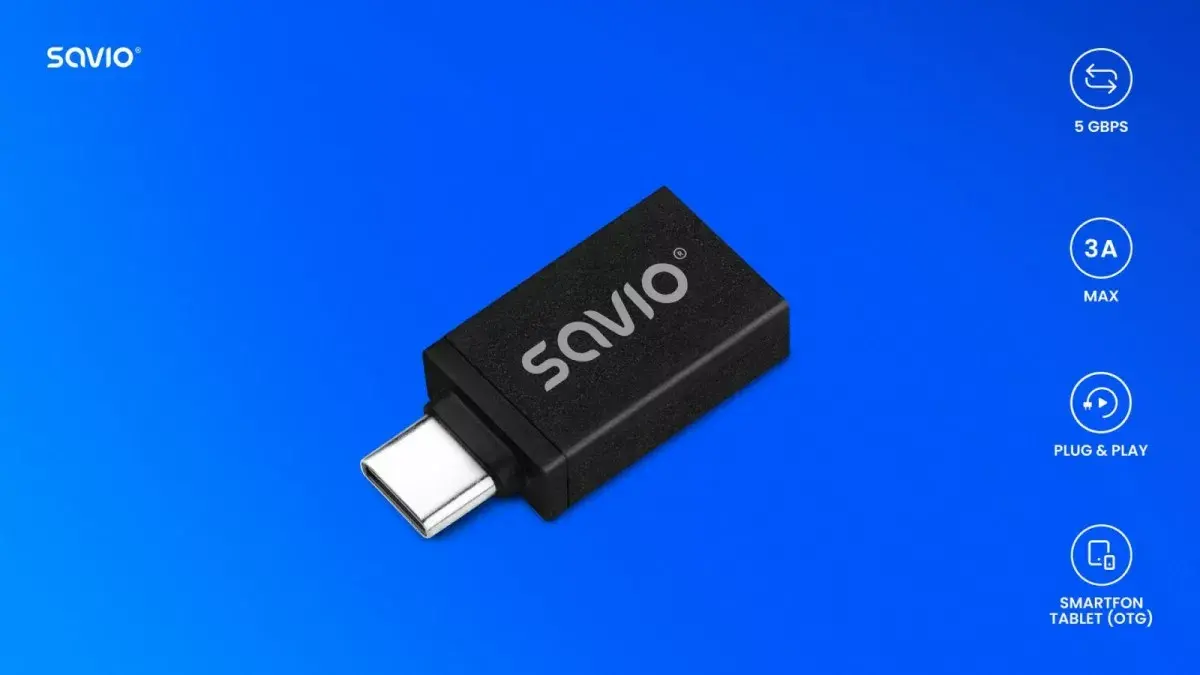 Video kabeļa adapters Savio AK-80 Photo 5