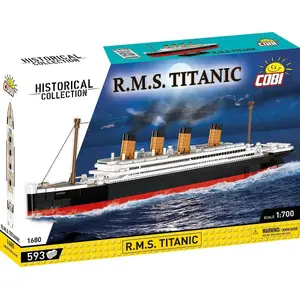 Construction set Cobi R.M.S. Titanic model 593 pieces COBI-1680 — scale model building blocks