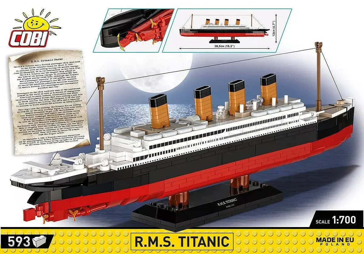 Cobi R.M.S. Titanic 593-piece model COBI-1680 Photo 2