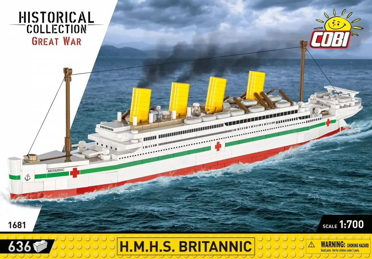 Cobi H.M.H.S. Britannic konstruktors — 636 daļas Photo 3