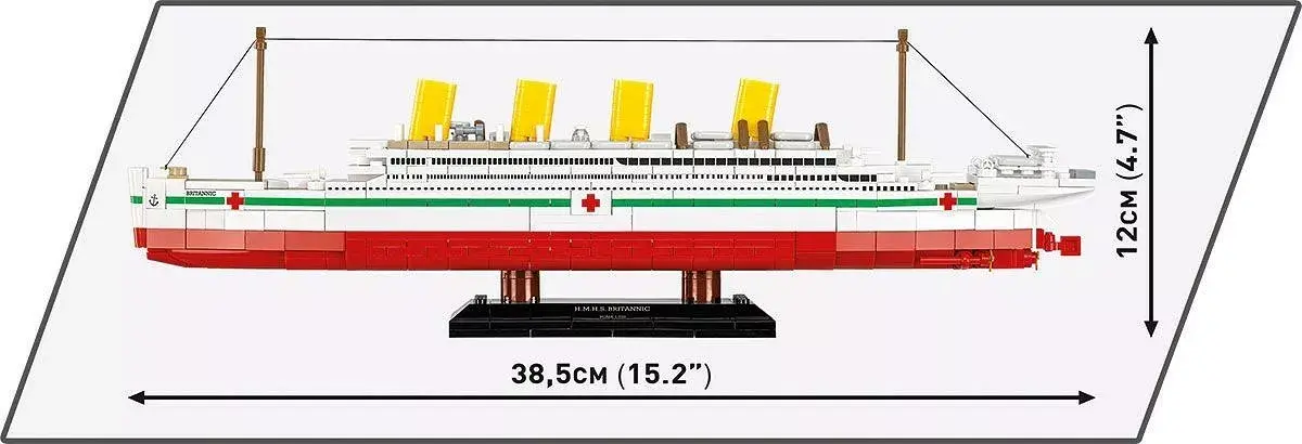 Cobi H.M.H.S. Britannic konstruktors — 636 daļas Photo 6