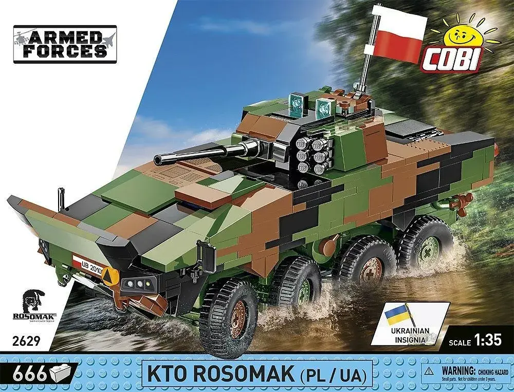 Cobi konstruktors KTO Rosomak 2‑in‑1 (COBI-2629) Photo 4