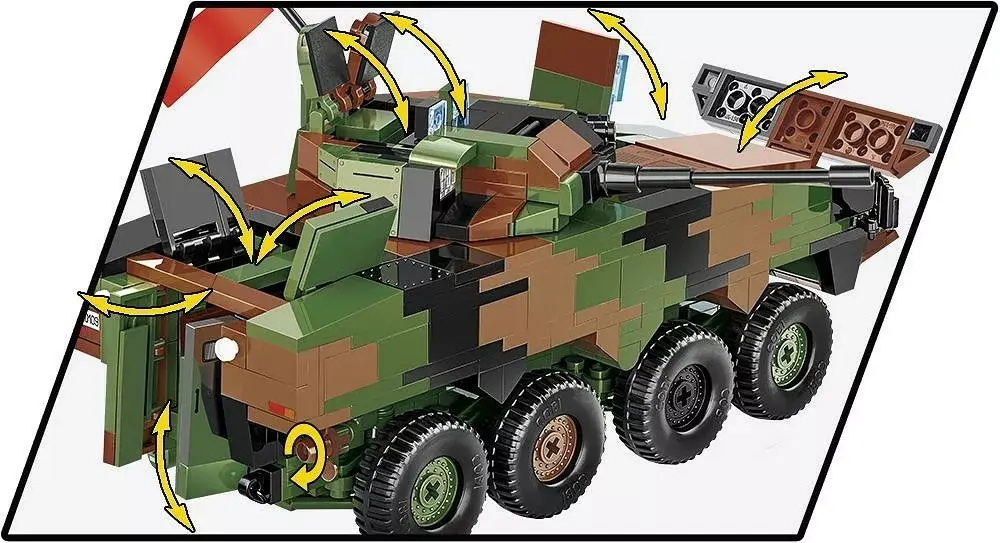 Cobi konstruktors KTO Rosomak 2‑in‑1 (COBI-2629) Photo 13