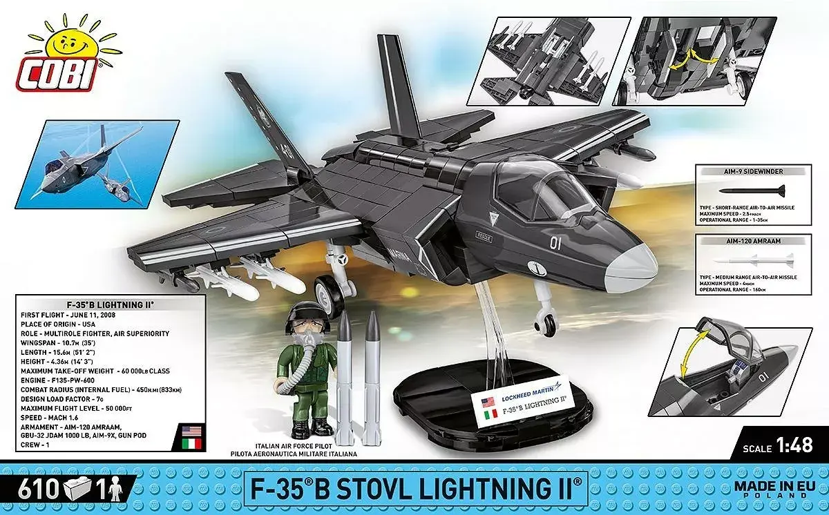 Cobi F-35B STOVL Lightning II 5895 construction toy Photo 2