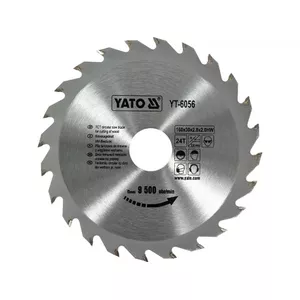 Circular saw blade YATO YT-6056, 160 mm diameter, 30 mm bore, for wood and plastic