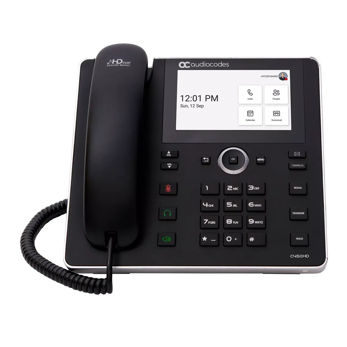 AUDIOCODES C450HD IP-телефон 5" PoE GbE Photo 3