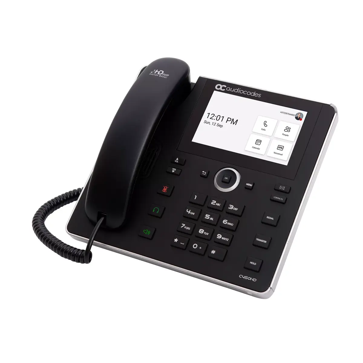 AUDIOCODES C450HD IP-телефон 5" PoE GbE Photo 4