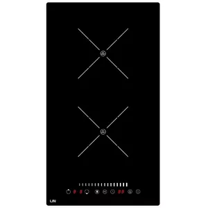 Built-in induction cooktop LIN LI-A23511, 3500 W, 2-zone, touch control, ceramic glass, black