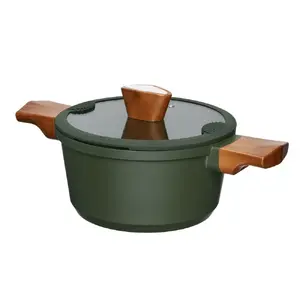 Resto 93701 Round Saucepan 2.6 L Green