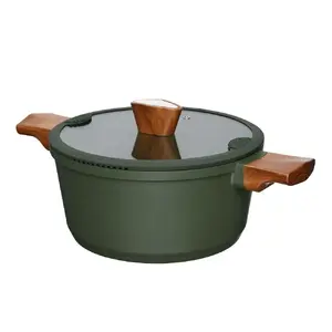Resto 93703 apaļš katls, 4.6 l, 24 cm, zaļš
