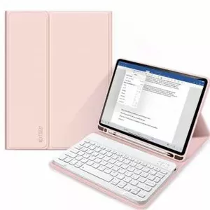 Tech-Protect SC Pen + Keyboard for iPad 10.9" (2022, 2024/2025) — pink