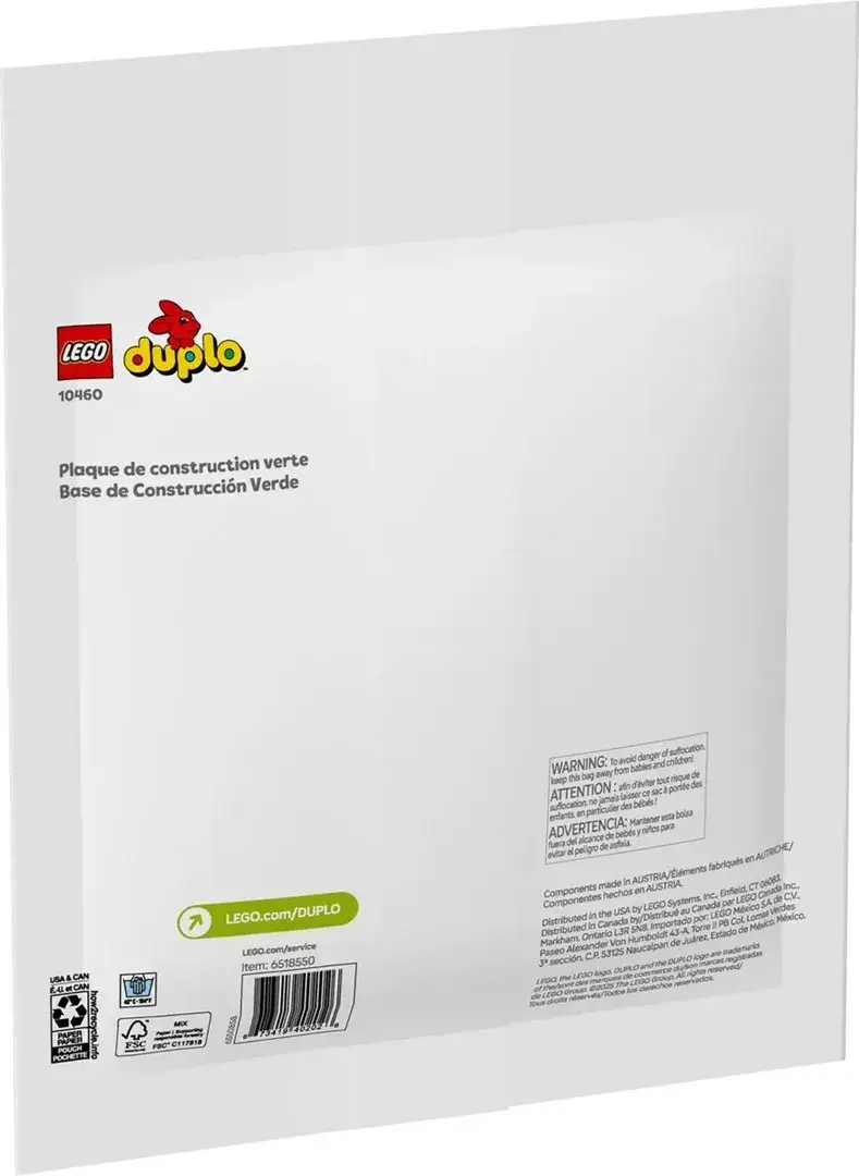 LEGO DUPLO pamatplate 10460 38×38 cm zaļa Photo 2