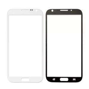 LCD ekrāna stikls Samsung Galaxy Note 2 N7100 N7105, HQ — balts