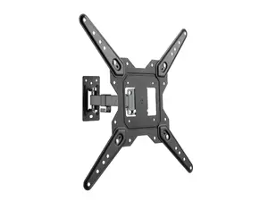Equip Full Motion TV Wall Mount Bracket for 23" to 55" Screens, Supports up to 30 kg, VESA up to 400x400 mm, Black