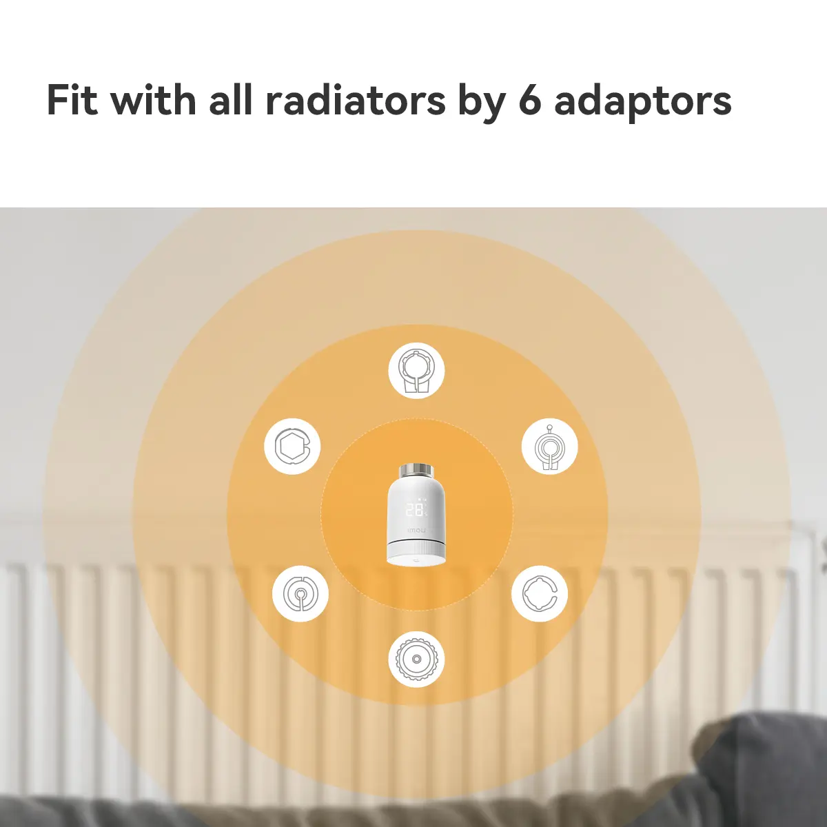 Imou TRV1 Digitālais termostats ZigBee Photo 9