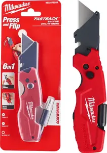 Folding utility knife MILWAUKEE 6-in-1 with replaceable blades