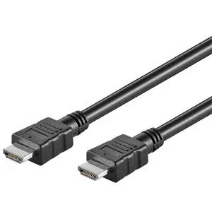 Goobay HDMI kabelis 5m A tips 3x A tips melns 1.4 10.2 Gbit/s