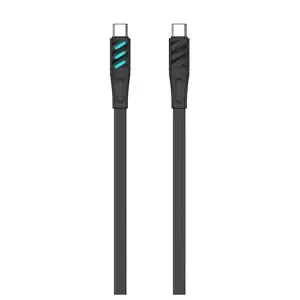 Havit CB6254 USB Type C на USB Type C зарядный кабель 1 м черный