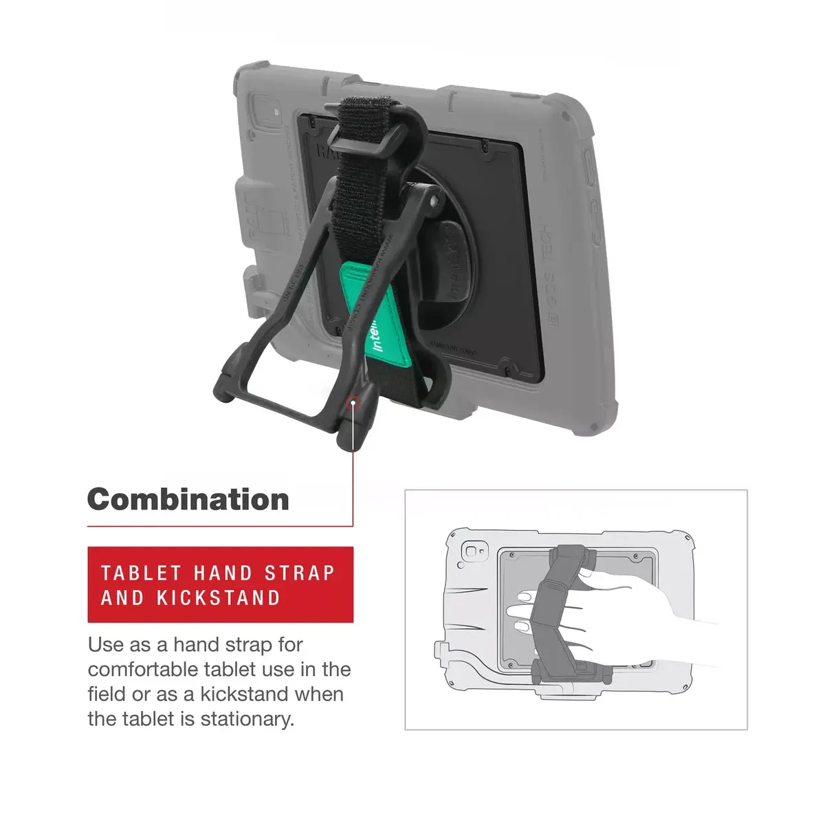 RAM Mounts GDS Hand-Stand rokturis planšetēm līdz 10" Photo 4
