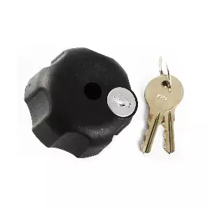 RAM Mounts Key Lock Knob with Brass Insert for C Size Socket Arms