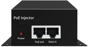 Ernitec ELECTRA-POE-10GB-90W PoE адаптер 52 В 1.92 А металлический корпус черный
