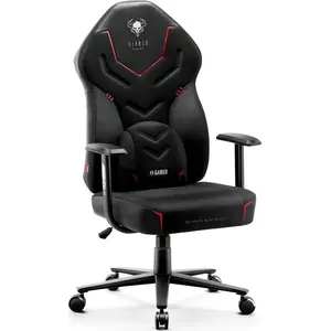 Gaming chair Diablo Chairs X-Gamer Dark Obsidian — ergonomic design, adjustable height