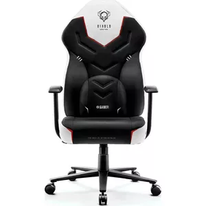 Игровое кресло Diablo Chairs X-Gamer Snow White — эргономичный дизайн, регулировка высоты, поддержка поясницы
