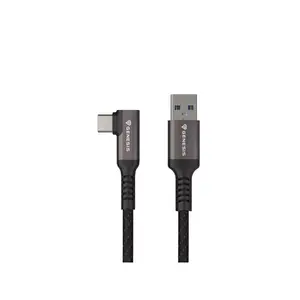 USB кабель GENESIS NVC-2221 5м USB 3.2 Gen 1 USB A USB C Черный Серый