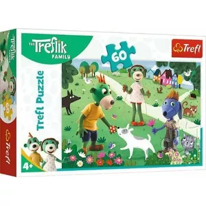 Jigsaw Puzzle TREFL 60 pieces — Trefl Puzzle 60 Radosny dzień Treflików (children’s theme)