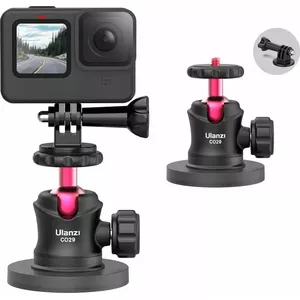 Magnetic Suction Mount with 3D Ball Head for Action Cameras Ulanzi C029 (for GoPro, SJCam, Xiaomi, DJI, Insta360)