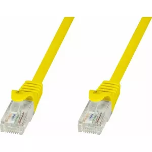Патч‑корд TECHLY Cat5e U/UTP (CCA) 1,5 м, RJ‑45–RJ‑45, жёлтый