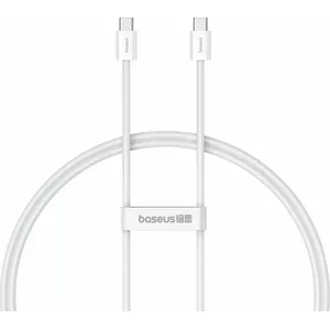 USB-C to USB-C cable Baseus 1 m, 30 W PD, 480 Mbps, white