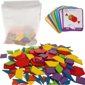 Educational puzzle Kruzzel - geometric shapes (Kruzzel, model 00017253)