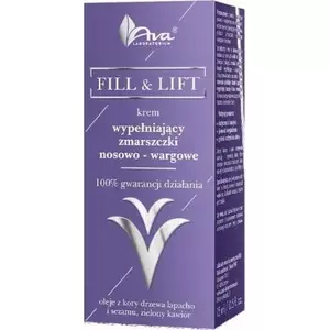 Крем Ava Fill & Lift для носогубных морщин 15 мл, средство для заполнения и ухода