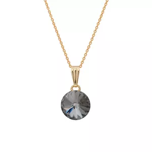 Kulons "Klaris II (Silver Night)" ar Swarovski™ kristāliem