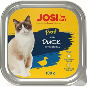 Влажный корм для кошек JOSERA JosiCat Duck Pâté 300 г — паштет из утки для взрослых кошек