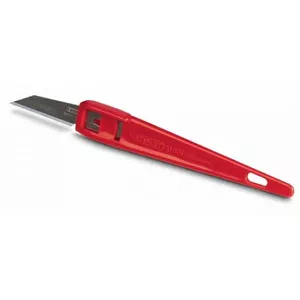 Utility knife STANLEY 1-10-601 Metallic red/yellow, snap-off blade, handle 18 cm, pack of 50