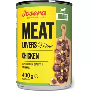Sausais suņu barība JOSERA Meat Lovers Junior Menu Chicken 400 g, kucēniem