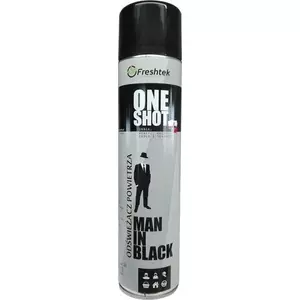 Air freshener spray FRESHTEK ONE SHOT 600 ml — Man in Black fragrance