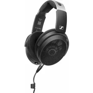Vadu galvas austiņas Sennheiser HD 490 PRO — apvilkuma, salokāmas, kabelis 1,8 m, 3,5 mm + 6,35 mm adapteris, melnas